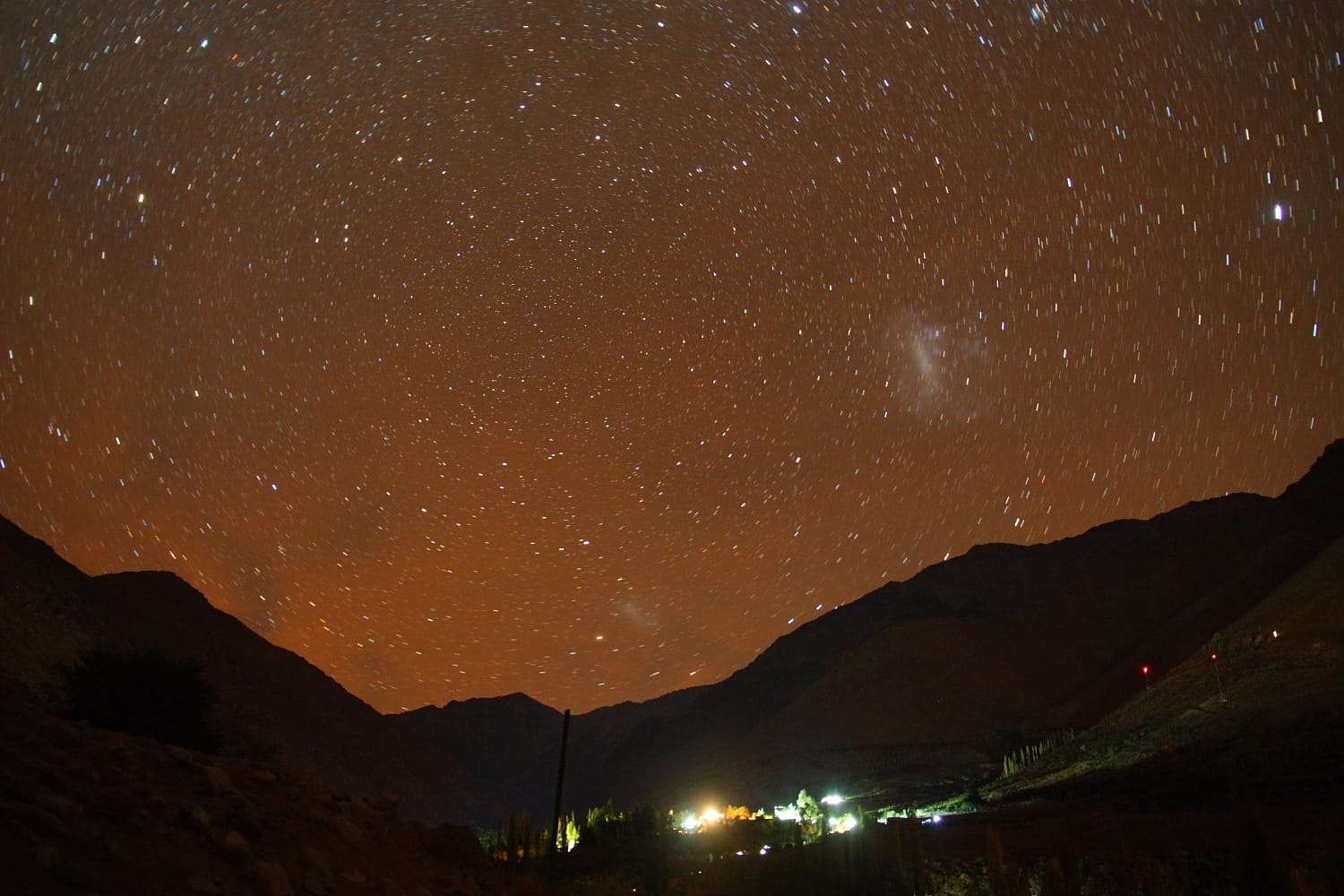 A starry night sky Photo